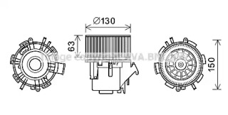 Электродвигатель AVA QUALITY COOLING RT8599