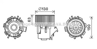 Электродвигатель, вентиляция салона AVA QUALITY COOLING RT8600