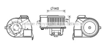 Электродвигатель AVA QUALITY COOLING RT8617