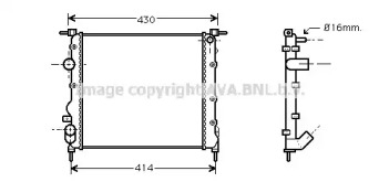 Теплообменник AVA QUALITY COOLING RTA2261