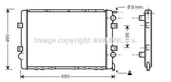 Теплообменник AVA QUALITY COOLING RTA2299