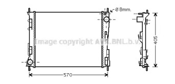 Теплообменник AVA QUALITY COOLING RTA2375