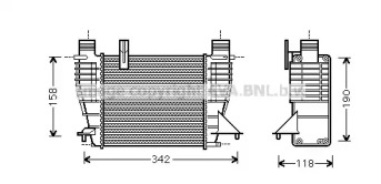 Теплообменник AVA QUALITY COOLING RTA4338