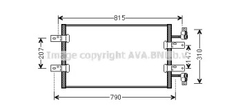 Конденсатор AVA QUALITY COOLING RTA5451