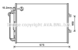 Конденсатор AVA QUALITY COOLING RTA5454D