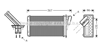 Теплообменник AVA QUALITY COOLING RTA6203