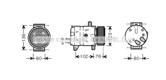 Компрессор AVA QUALITY COOLING RTAK069