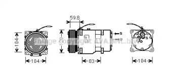 Компрессор AVA QUALITY COOLING RTAK402