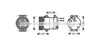 Компрессор AVA QUALITY COOLING RTAK429