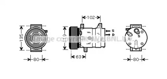 Компрессор AVA QUALITY COOLING RTAK440