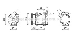 Компрессор AVA QUALITY COOLING RTAK468