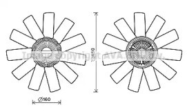 Вентилятор AVA QUALITY COOLING RTC558