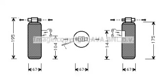 Осушитель AVA QUALITY COOLING RTD027