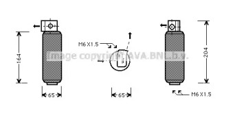 Осушитель AVA QUALITY COOLING RTD252