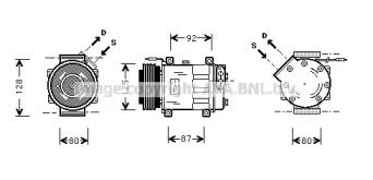 Компрессор AVA QUALITY COOLING RTK046