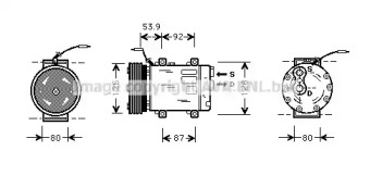 Компрессор AVA QUALITY COOLING RTK073