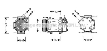 Компрессор AVA QUALITY COOLING RTK079