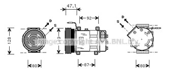 Компрессор AVA QUALITY COOLING RTK106