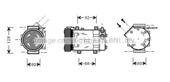 Компрессор AVA QUALITY COOLING RTK255