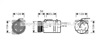 Компрессор AVA QUALITY COOLING RTK310