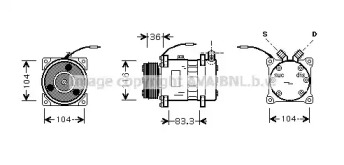 Компрессор AVA QUALITY COOLING RTK318