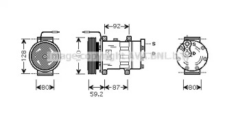 Компрессор AVA QUALITY COOLING RTK324