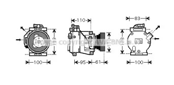 Компрессор AVA QUALITY COOLING RTK368