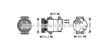 Компрессор AVA QUALITY COOLING RTK369