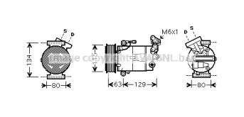 Компрессор AVA QUALITY COOLING RTK384