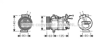 Компрессор AVA QUALITY COOLING RTK389