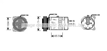 Компрессор AVA QUALITY COOLING RTK403