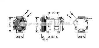 Компрессор AVA QUALITY COOLING RTK424