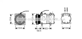 Компрессор AVA QUALITY COOLING RTK433