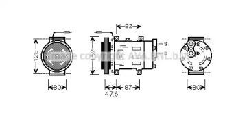 Компрессор AVA QUALITY COOLING RTK434