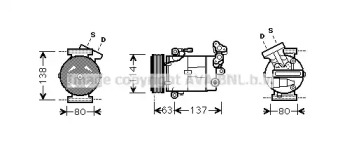 Компрессор AVA QUALITY COOLING RTK437