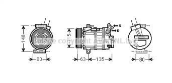 Компрессор, кондиционер AVA QUALITY COOLING RTK485