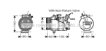 Компрессор AVA QUALITY COOLING RTK487