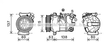 Компрессор AVA QUALITY COOLING RTK491