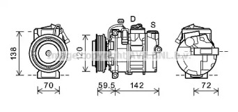 Компрессор AVA QUALITY COOLING RTK494