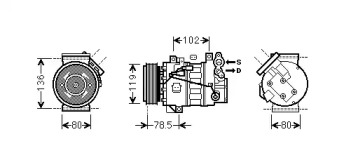 Компрессор AVA QUALITY COOLING RTK620