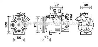 Компрессор AVA QUALITY COOLING RTK628