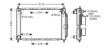 Теплообменник AVA QUALITY COOLING RTM405