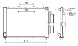 Теплообменник AVA QUALITY COOLING RTM497