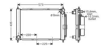 Теплообменник AVA QUALITY COOLING RTM499