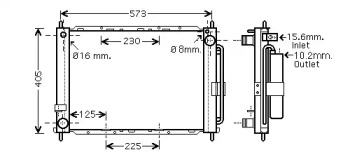 Теплообменник AVA QUALITY COOLING RTM500