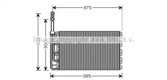 Испаритель, кондиционер AVA QUALITY COOLING RTV357