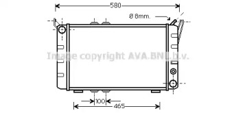 Теплообменник AVA QUALITY COOLING SA2001