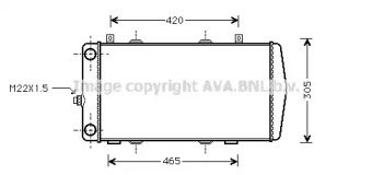 Теплообменник AVA QUALITY COOLING SA2004