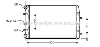 Теплообменник AVA QUALITY COOLING SA2008