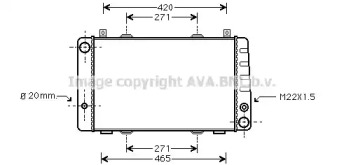 Теплообменник AVA QUALITY COOLING SA2009